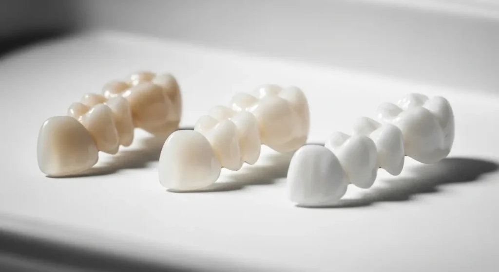 Comparaison facettes dentaires Maroc - Composite Emax Zirconia matériaux Hollywood Smile