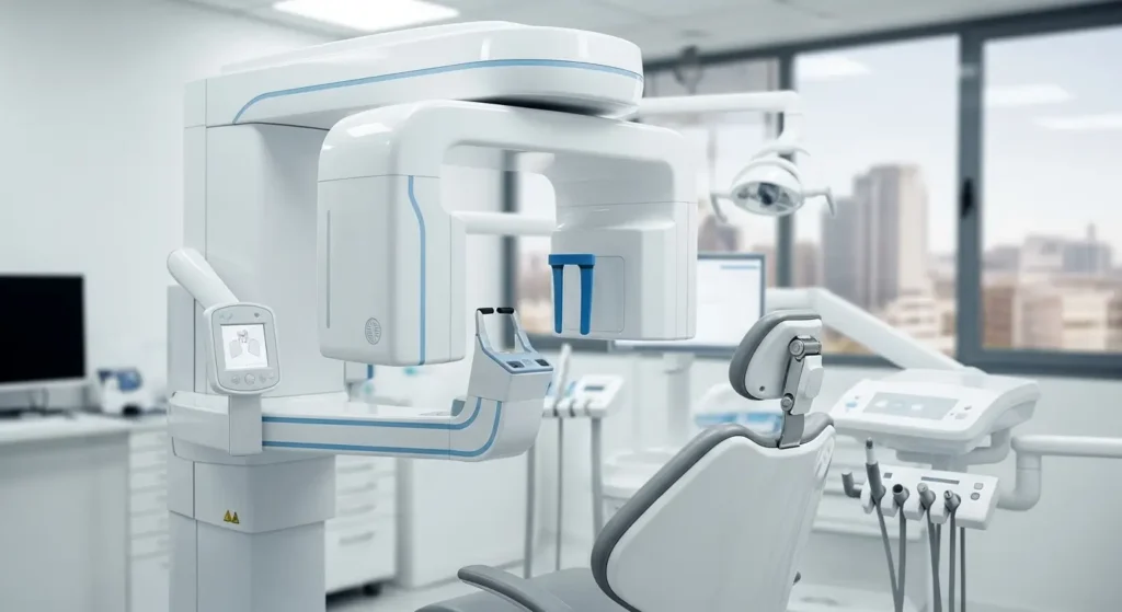 Scanner 3D CBCT utilisé pour la planification précise des implants dentaires à Casablanca
