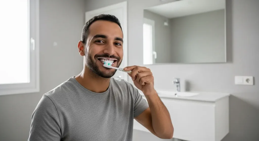 Brossage des dents pour prévenir l'abcès dentaire au Maroc